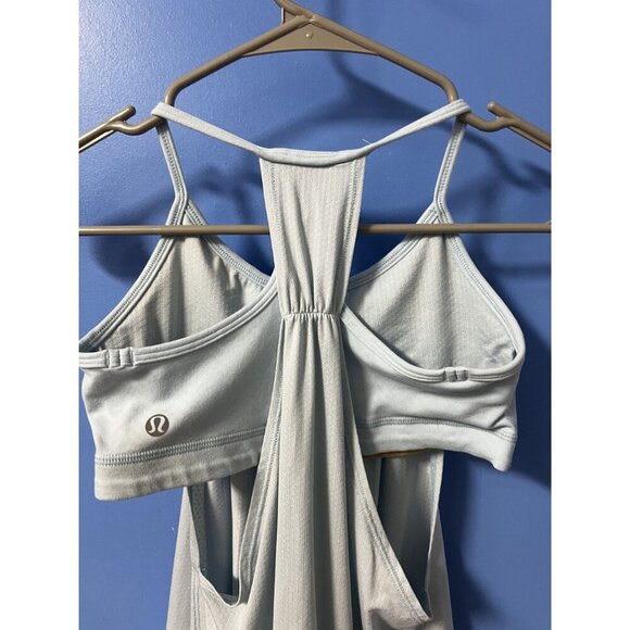 Lululemon No Limit Womens Light Blue Racerback Tank Top, Outdoors, Hiking, Size - Picture 11 of 12